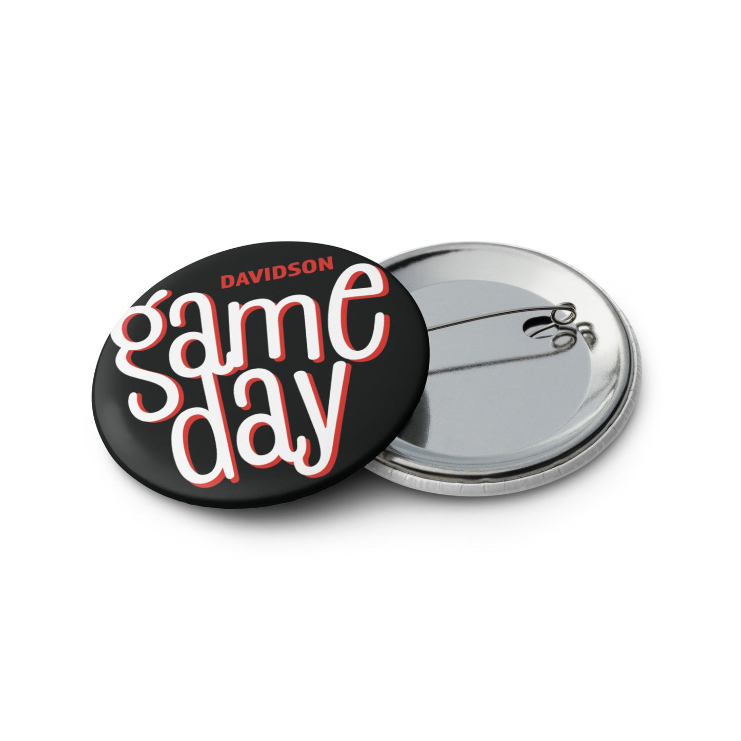 Set of 5 Davidson Game Day pin buttons