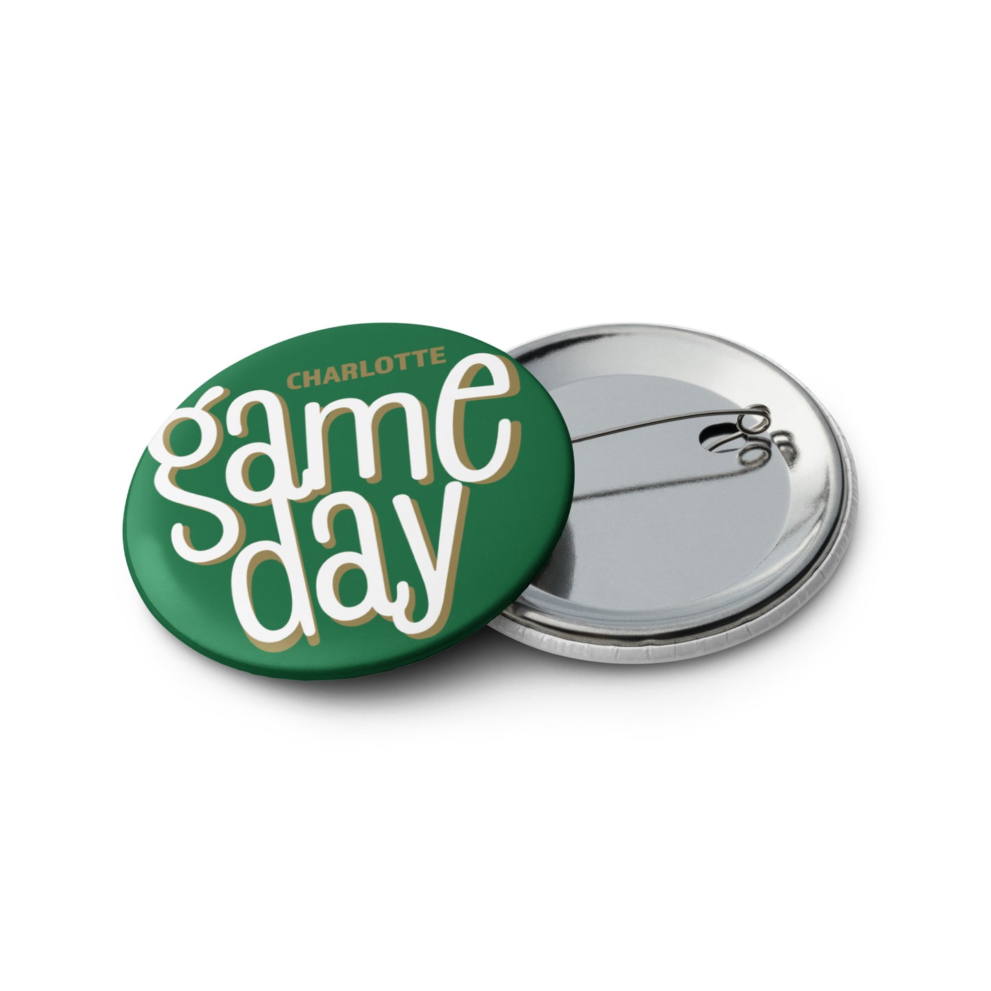 Set of UNC Charlotte pin buttons