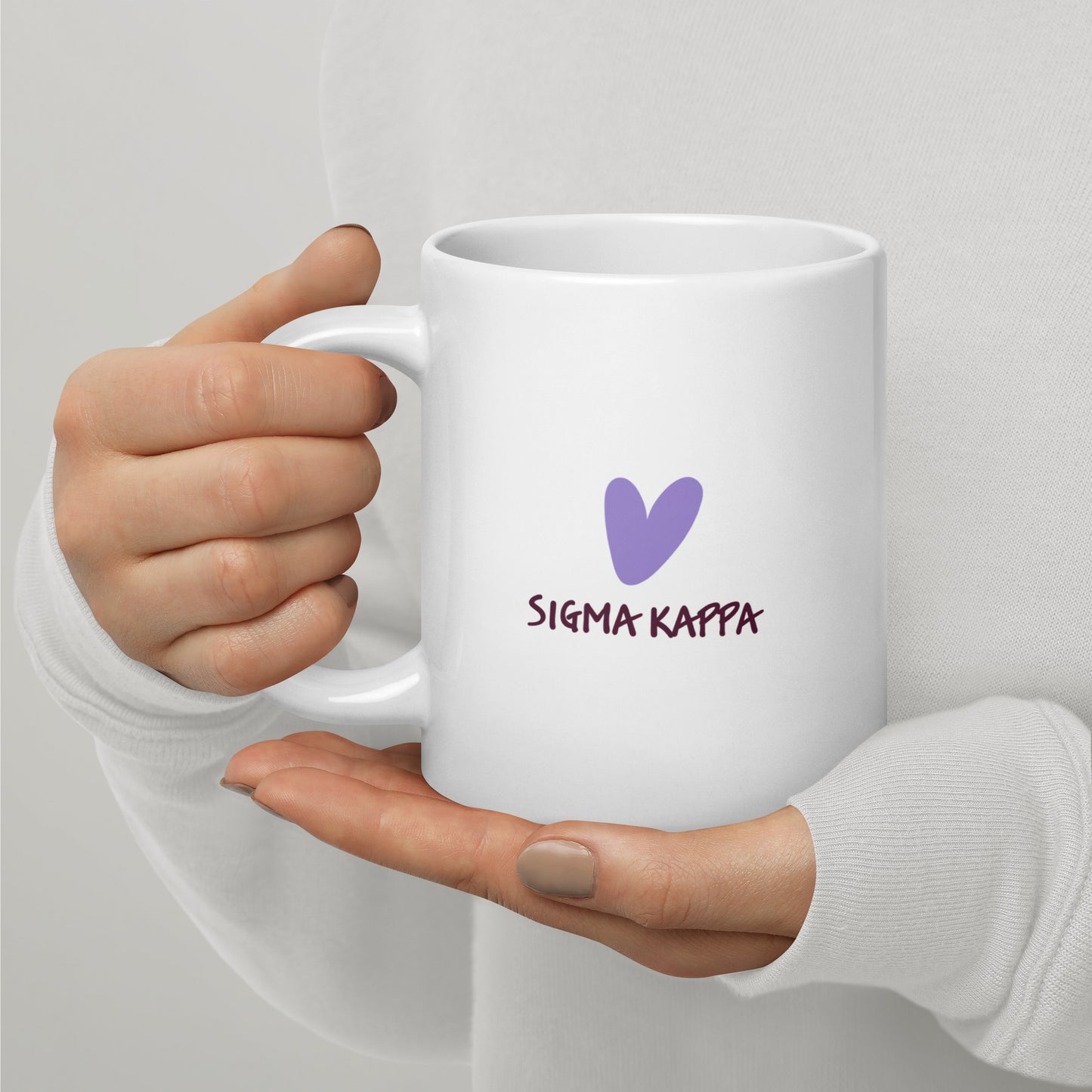 Sigma Kappa 20 oz Coffee Mug | SK Sorority Coffee Cup | Bid Day Gift | Big Little Reveal | Graduation Mug