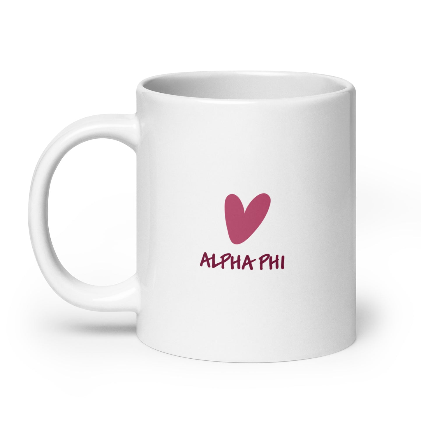 Alpha Phi 20 oz Coffee Mug | Alpha Phi Sorority Coffee Cup | Big Little Gift | Bid Day Basket | Graduation Gift | Dorm Room Mug